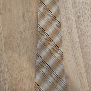 Arrow Tan and Black Striped Tie